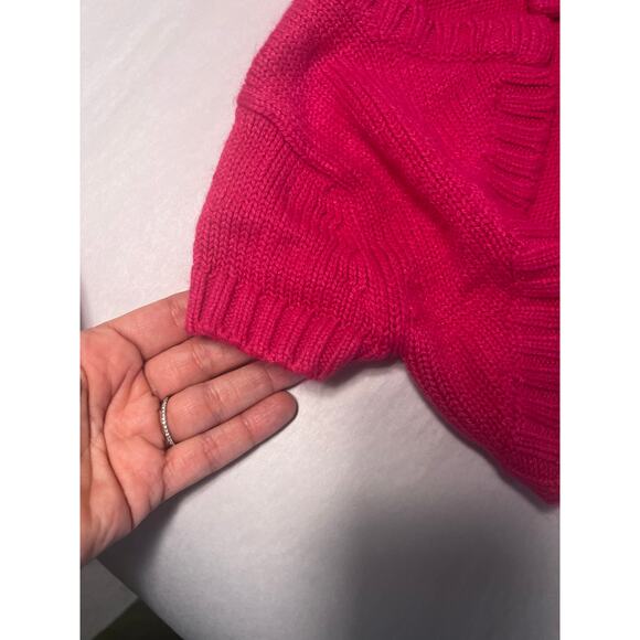 Baby GAP Angora Blend One Button Sweater Cardigan Pink Toddler Girl sz M/L or 2T - Picture 5 of 7